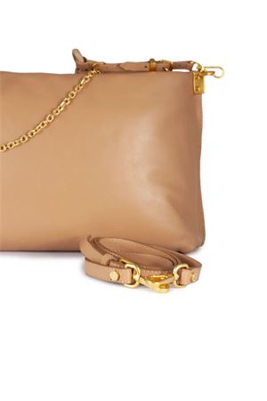 Fanny shoulder bag in powder pink leather GIANNI CHIARINI | BS11945FOUCLD5313